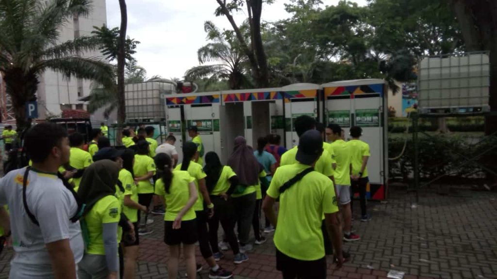 PON10 Urinoir Toilet Portable 2 Toilet Portable Hijau