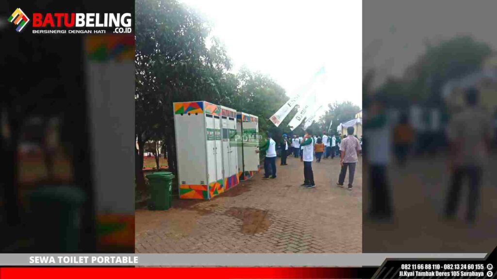 Sewa Toilet Portable Tenggilis Mejoyo, harian, mingguan, bulanan 2 Toilet Portable Event