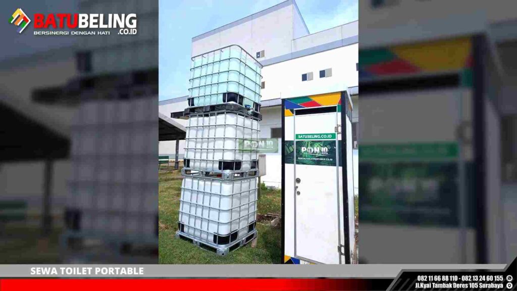 Sewa Toilet Portable Aceh Singkil, harian, mingguan, bulanan 2 Toilet Portable Putih