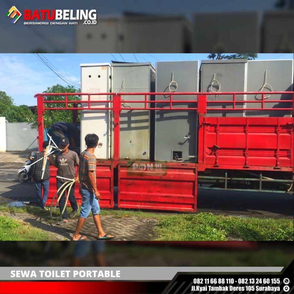 Sewa Toilet Portable Gondanglegi, harian, mingguan, bulanan 2 Toilet Portable truk