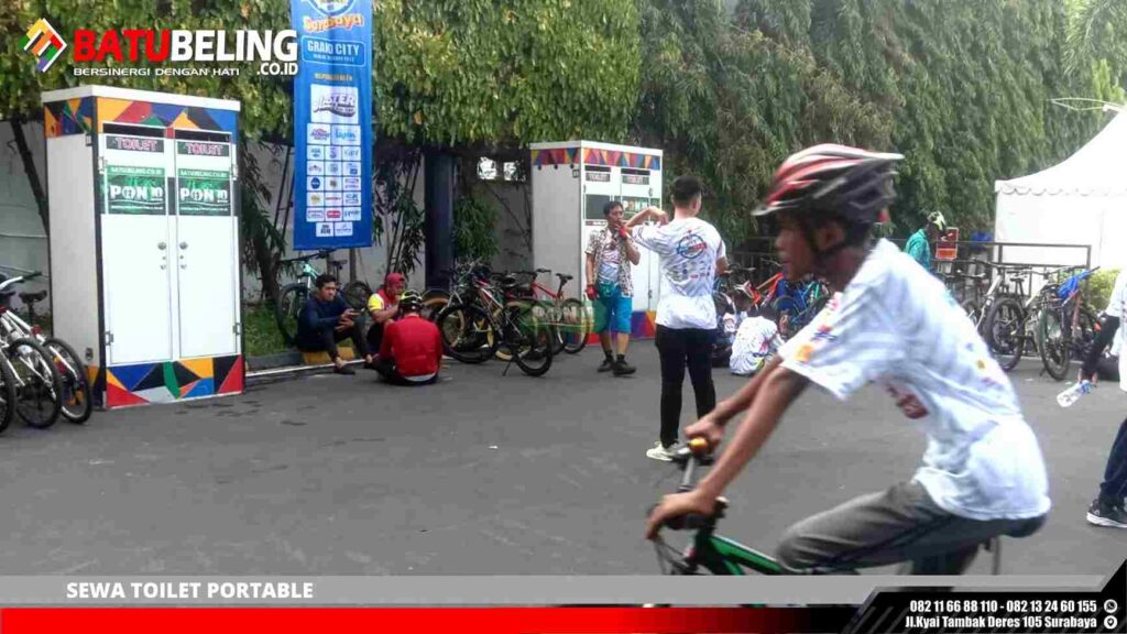 Sewa Toilet Portable Ciamis, harian, mingguan, bulanan 2 Toilet Portable Sepeda