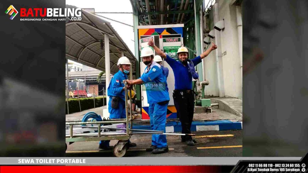 Sewa Toilet Portable Cirebon, harian, mingguan, bulanan 2 Toilet Portable Biru