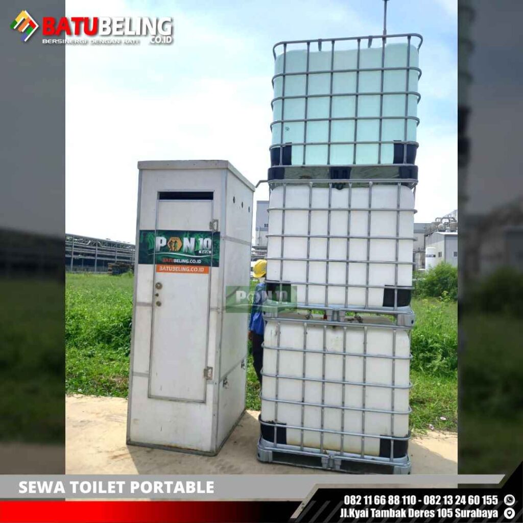 Sewa Toilet Portable Jembrana, harian, mingguan, bulanan 2 Toilet Portable Putih