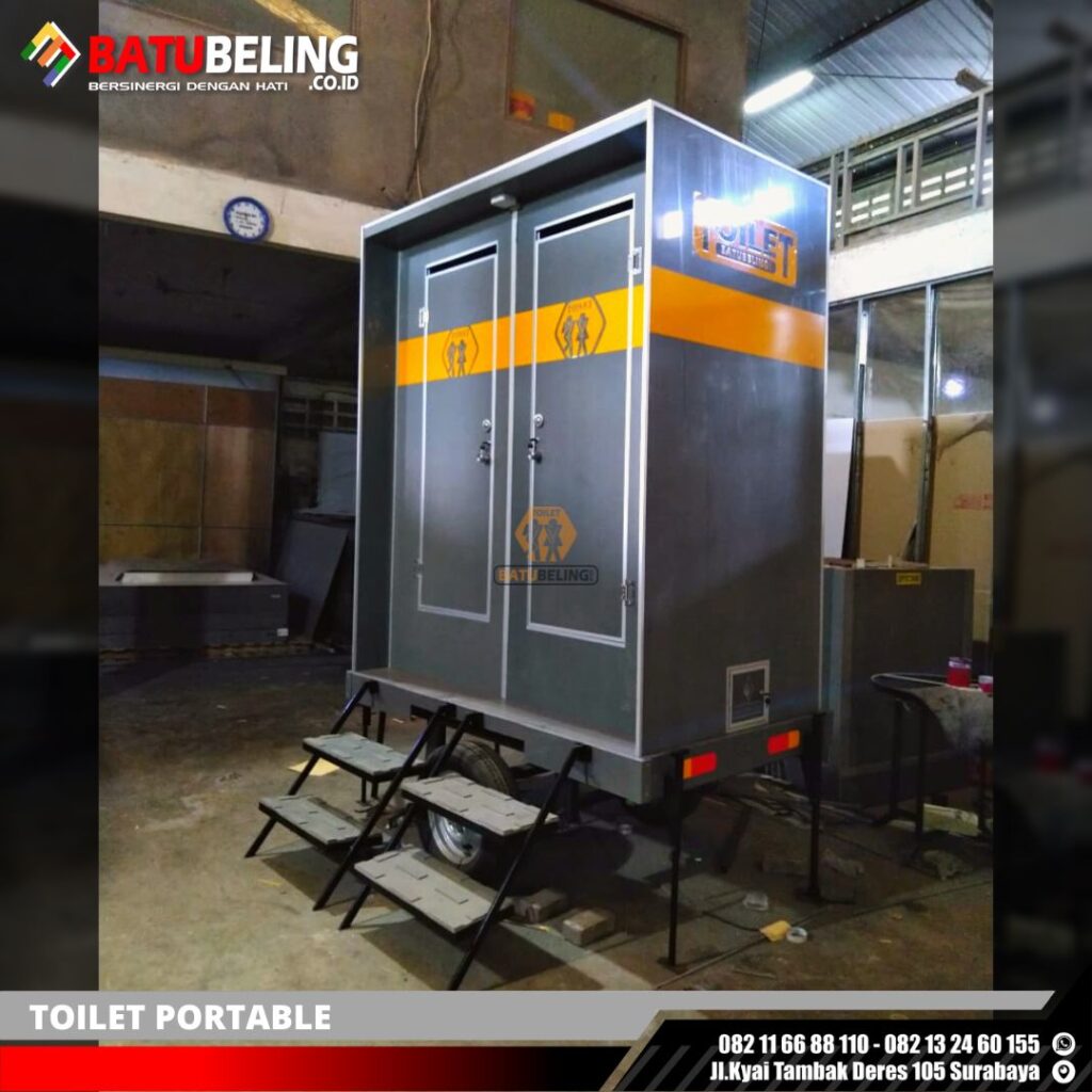 Sewa Toilet Portable Bulak, harian, mingguan, bulanan 2 WC Portable Toilets