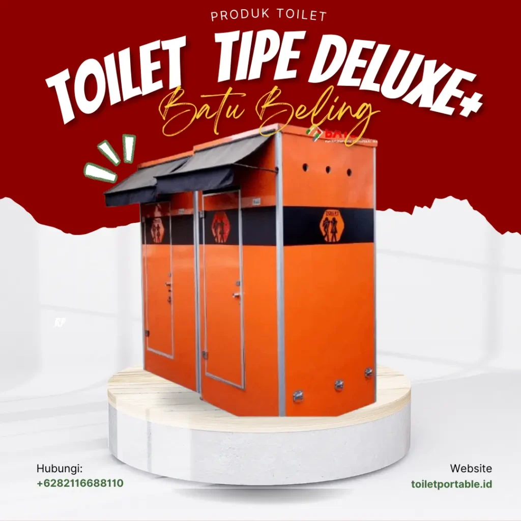 Sewa Toilet Portable Pagak, harian, mingguan, bulanan 2 deluxe
